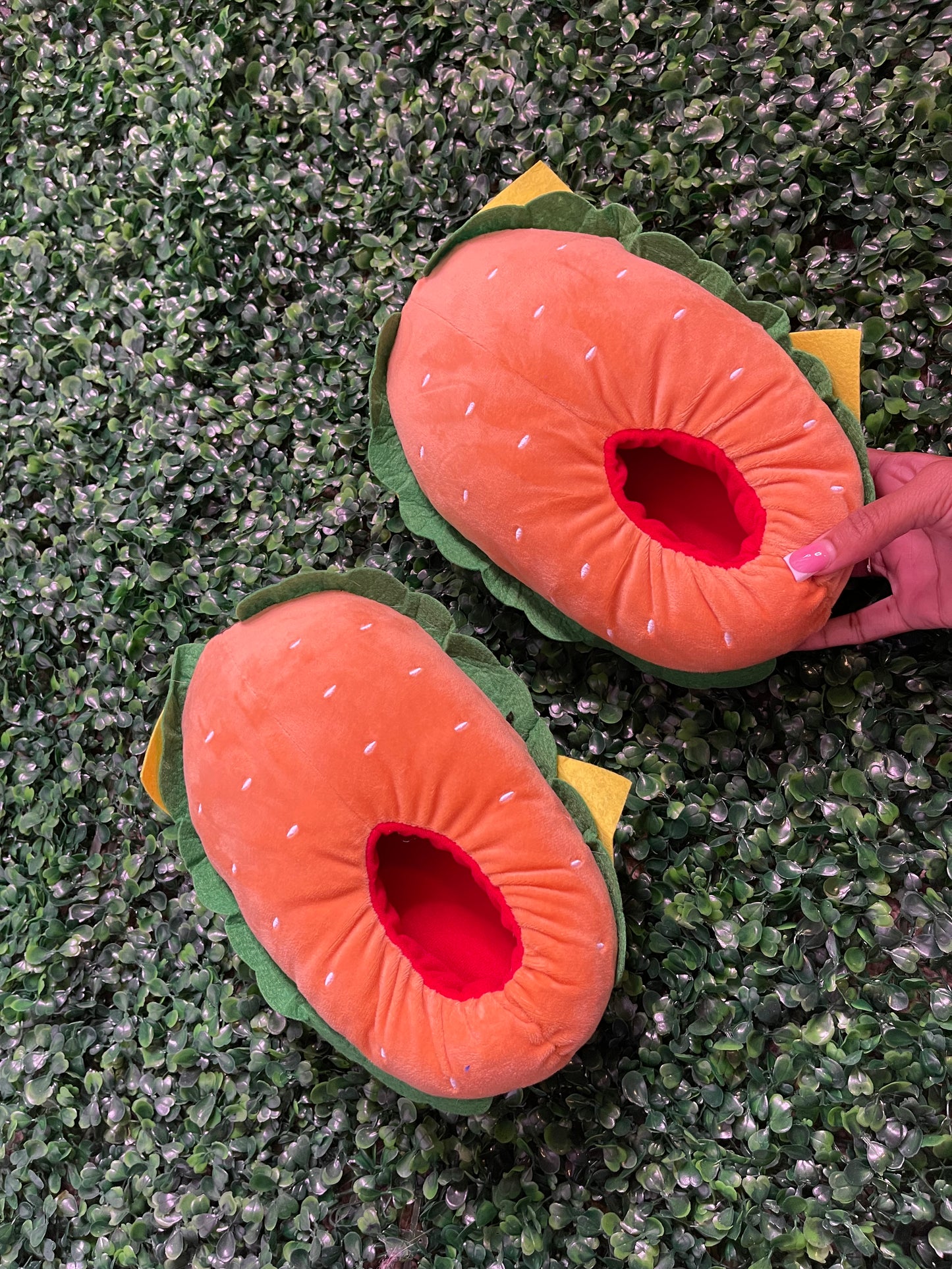 Hamburger slippers