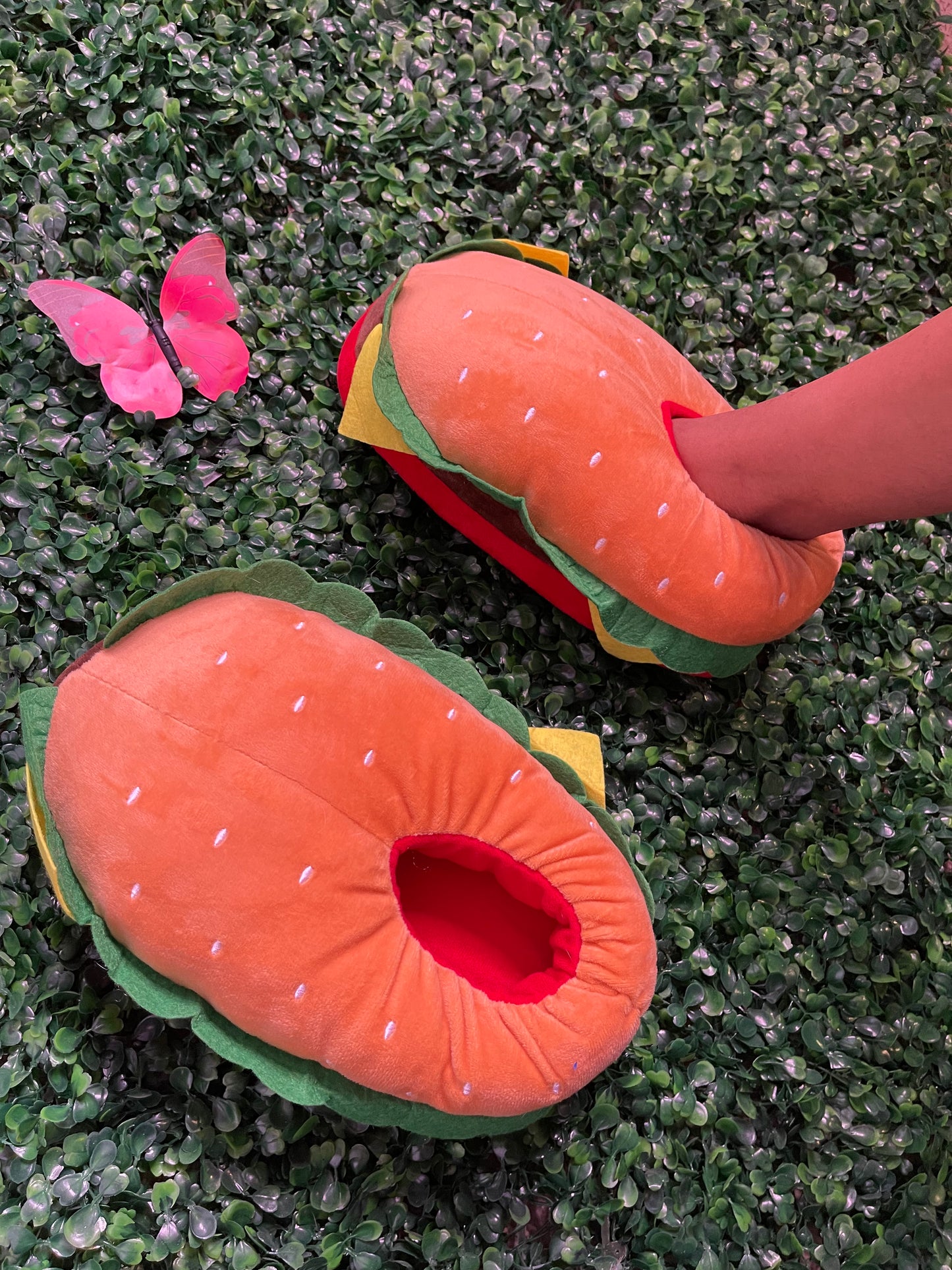 Hamburger slippers
