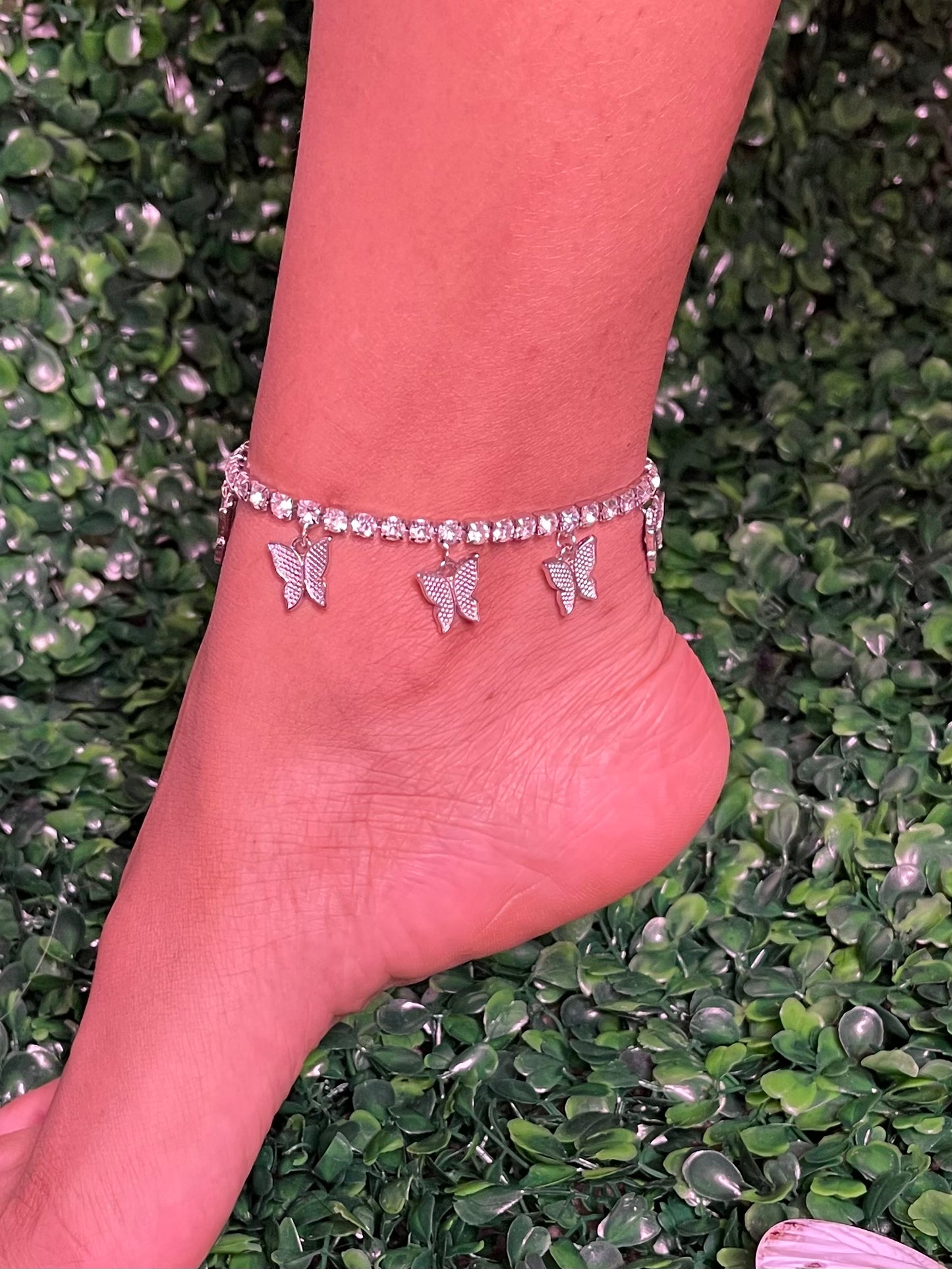 Tennis Butterfly Anklet