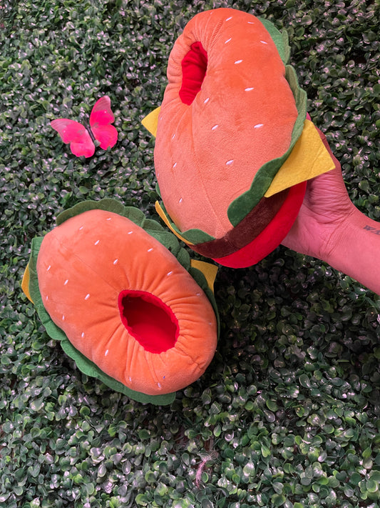 Hamburger slippers